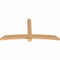 Ekena Millwork Bellingham Timber Gable Bracket, Western Red Cedar, 84"W x 42"H x 3 1/2"D x 5 1/2"F, 12/12 Pitch GBW084X42X0406BEL00SWR - alternate 4
